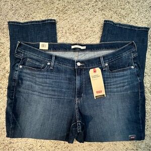 Levi's Blue Straight Leg Jeans Classic Denim
